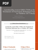 Lactobacillus Reuteri DSM 17938 in the Treatment Of