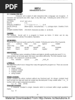 11 Computer Science Notes ch2 Introduction To CPP PDF