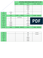 Ibt Kathua Time Schedule Form 16 Sep To 21 Sep: Monday Tuesday Wednesday Thursday Friday Saturday