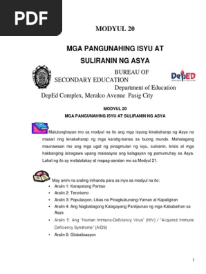 71300849 Dep Ed Module 20 Para Sa Araling Panlipunan Ii Docx