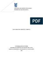 Diana Integrante1 Plan 2 PLAN ESTRATÉGICO DE GESTIÓN TECNOLÓGICA INFORME DE FASE ESTRATEGICA