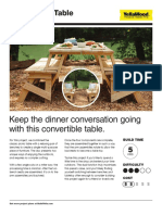 Convertible Table
