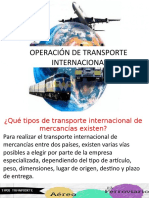 Operacion de Transportes Internacional