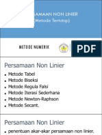 2.1 Persamaan Non Linier 1 PDF