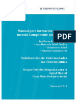 Manual Formacion Componente Comunitario Salud Mental