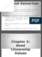 Chapter 3 Good Citizenship Values