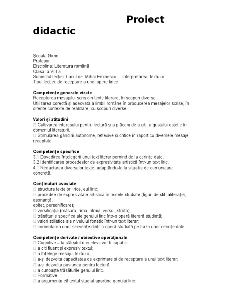 160 Proiect Didactic Doc