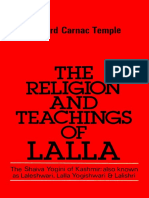 Richard Carnac Temple-The Religion and Teaching of Lalla - The Shaiva Yogini of Kashmir-Vintage Books (1990) PDF
