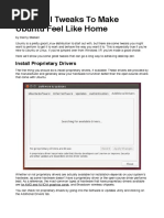 22 Useful Tweaks To Make Ubuntu Feel Like Home PDF