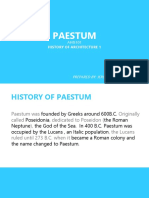 Paestum: History of Architecture 1