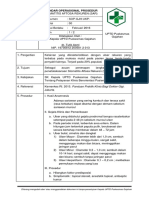 SOP Parameter Pengukuran Sasaran Mutu BP Gigi
