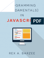Programming Fundamentals in JavaScript - Rex A. Barzee