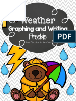 Weather Graphing and Writing: Freebie