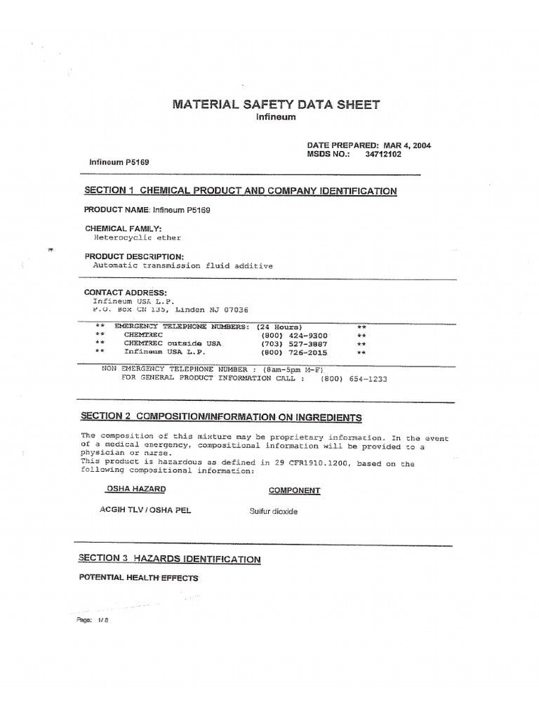 Infineum Additive PDF