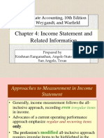 Chapter 4: Income Statement and Related Information: Intermediate Accounting, 10th Edition Kieso, Weygandt, and Warfield