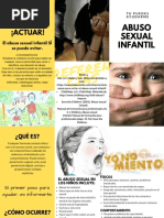 TRIPTICO Abuso Sexual Infantil