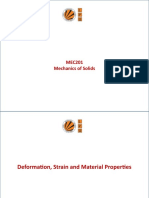 Chapter 3 Deformation Strains and Material Properties. (SOM-201)