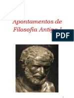 Apontamentos de Filosofia Antiga I