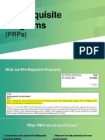Pre Requisite Programs Main Presentation