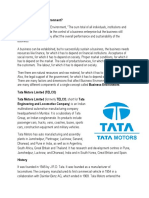 ISC Commerce Project Swot Analysis of Tata Moters