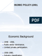 New Economic Policy 1991