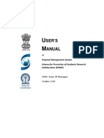 Ser'S Anual: Proposal Management System Scheme For Promotion of Academic Research Collaboration (SPARC)