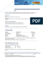 Technical Data Sheet for Jotun's Hardtop HB Polyurethane Coating