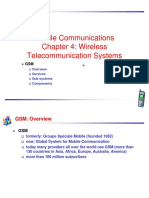 Wireless Telecommunication Systems in Mobile Computing