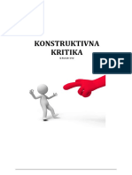 KONSTRUKTIVNA KRITIKA