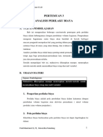 Pertemuan Ke-3 - Analisis Perilaku Biaya