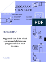 Anggaran Bahan Baku