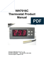 WH7016C Thermostat Product Manual