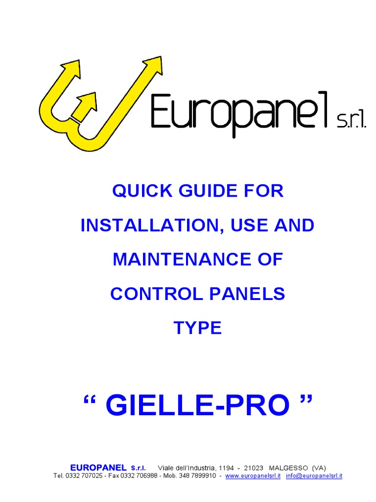 Gl Pro Rid En 113 Elevator Switch