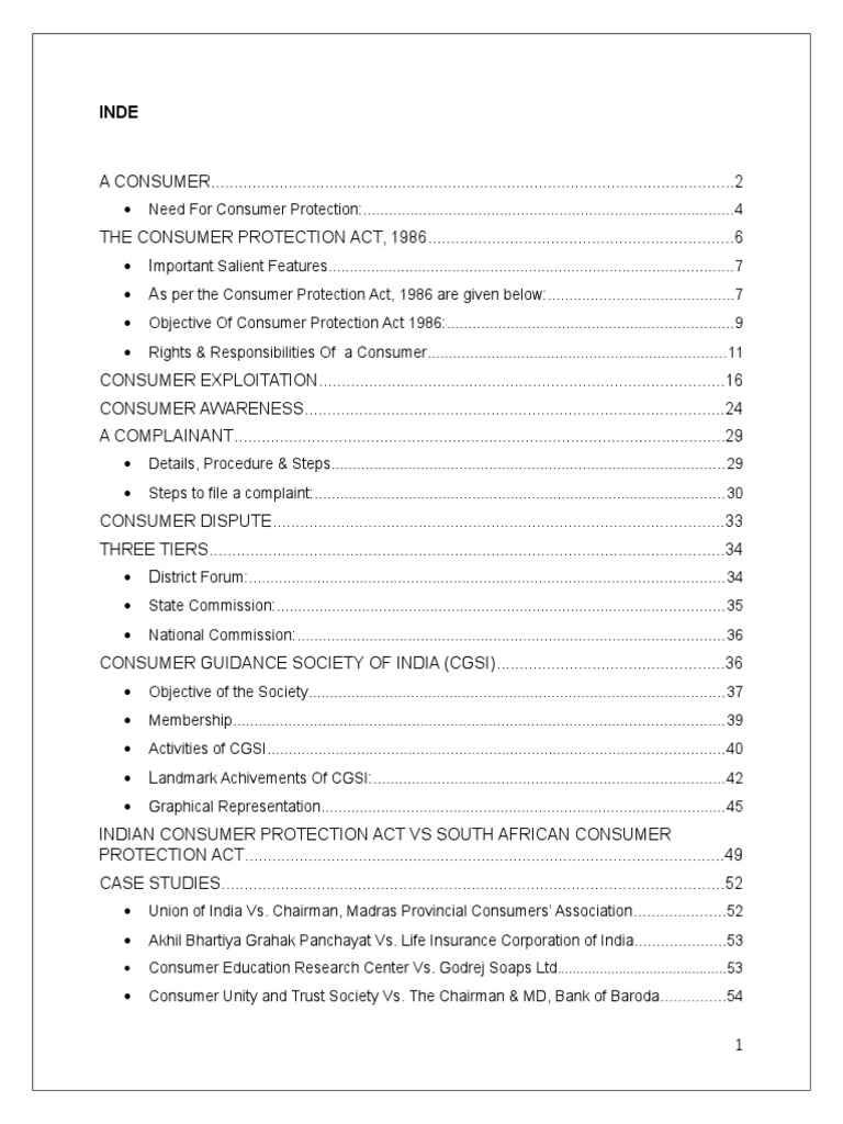 Consumer Protection Act Overview | PDF | Consumer Protection | Mediation
