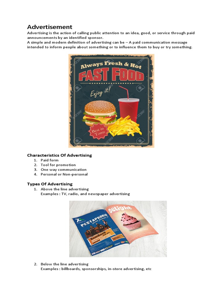 Characteristics of Effective Advertising | PDF | Career & Growth
