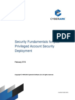 CyberArk Security Fundamentals For Privileged Account Security
