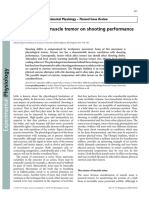 The Influence of Muscle Tremor On Shooting Performance: Martin Lakie