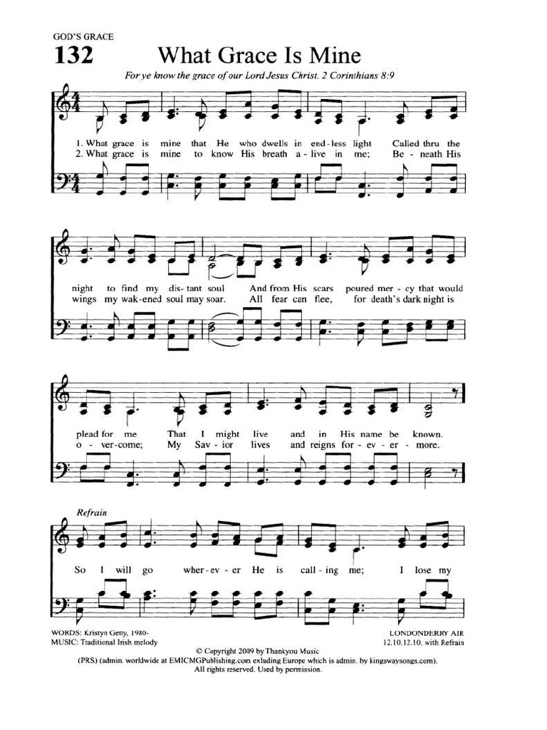 What Grace Is Mine | PDF