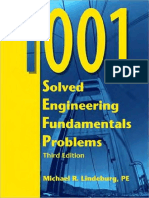 1001 Solved Engineering Fundamentals Problems 3rd Ed. M. Lindeburg