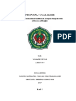 PROPOSAL TUGAS AKHIR Aktivitas Antioksidan Dari Ekstrak Kelopak Bunga Rosella (Hibiscus Sabdariffa)