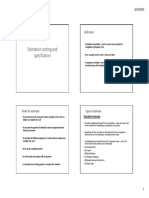 Estimation Costing and Specification: Detailed Estimate