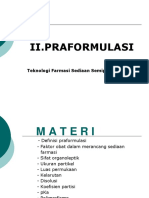 Preformulation Drug Characterization