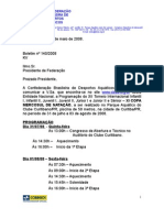 BOL140 2008 T - Programação Copa Mercosul de Natação