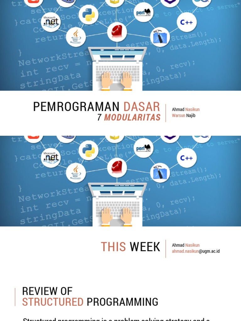 Pemrograman Dasar | PDF | Parameter (Computer Programming) | Modular ...