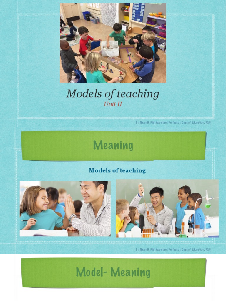 Models of Teaching PDF