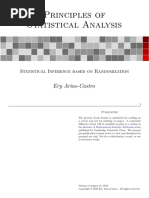 Principles of Statistical Analysis - V1