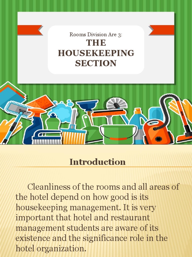 Housekeeping Section PDF Housekeeping Inventory