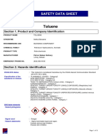 MSDS Toluene