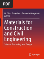 Materials For Construction and Civil Engineering Science Processing and Design M Clara Goncalves PDF