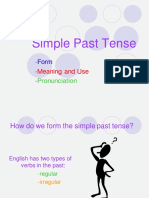 Simple Past Tense: Meaning and Use